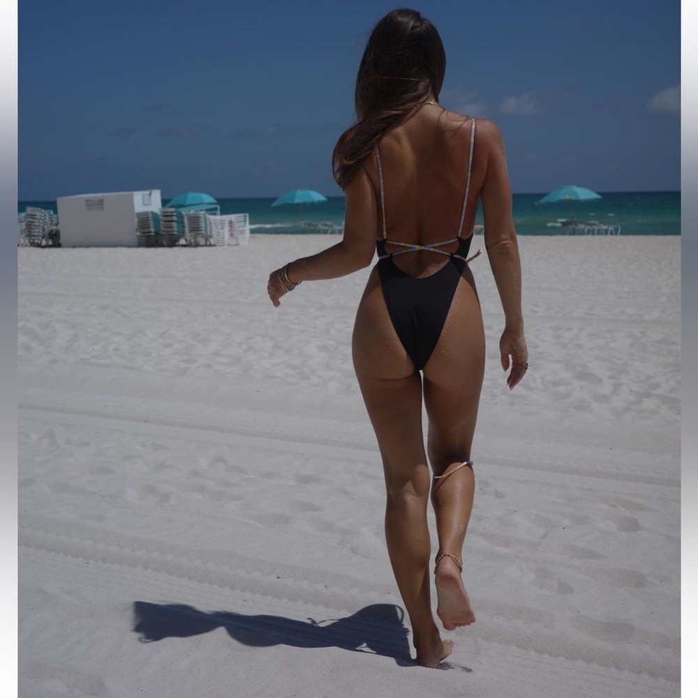 Heavy Manners Black One Piece Swimsuit